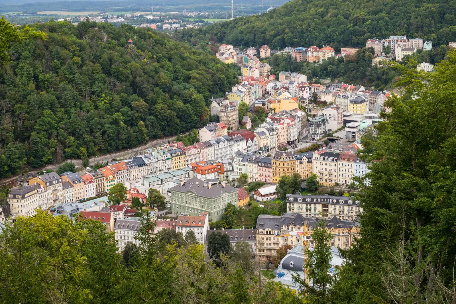 Karlovy Vary — destinazione del transfer dall'aeroporto di Praga